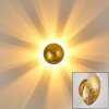 Mezia Muurlamp Goud, 1-licht