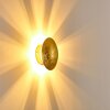 Mezia Muurlamp Goud, 1-licht