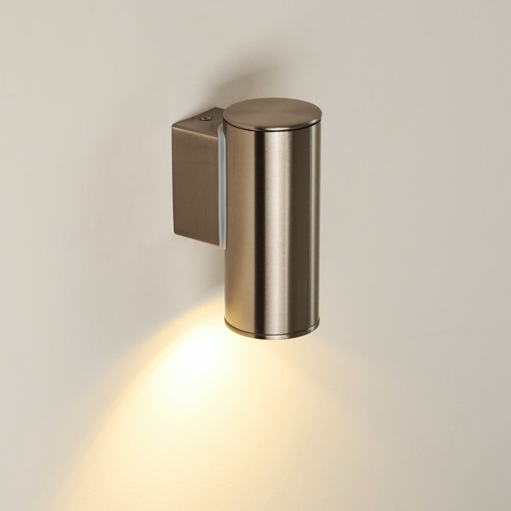 Brachy Buiten muurverlichting LED roestvrij staal, 1-licht