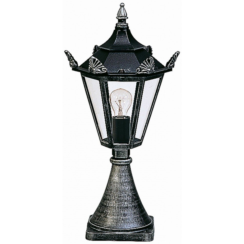 Albert 533 Sokkellamp Zwart, Zilver, 1-licht main product photo