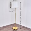 Neuville Staande lamp Goud, 3-lichts