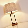 Logumkolster Tafellamp Bruin, Zwart, 1-licht
