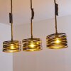 Macatawa Hanglamp Bruin, Zwart, 3-lichts
