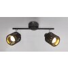 GLOBO TROY Spotlamp Zwart, 2-lichts