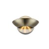 Globo Sammy Muurlamp LED Messing, 2-lichts