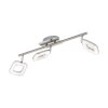 Eglo LITAGO CRYSTAL Spot LED Kristaloptiek, Nikkel mat, 3-lichts