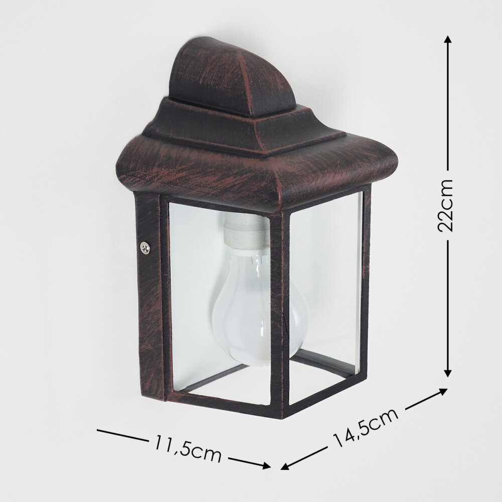 Murto Buiten muurverlichting Roest, 1-licht
