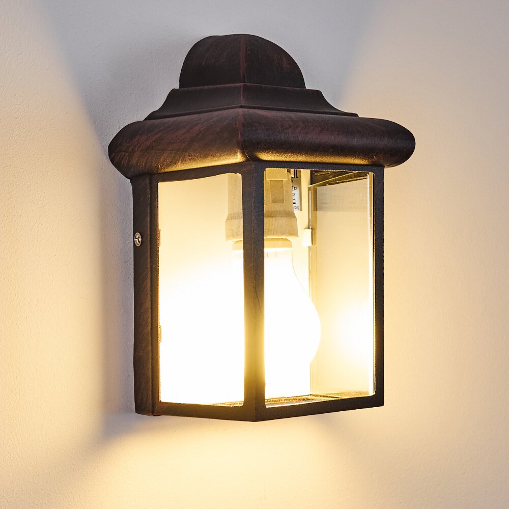 Murto Buiten muurverlichting Roest, 1-licht