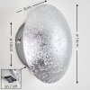 Mezia Muurlamp Zilver, 1-licht