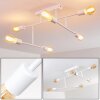 Cahaba Plafondlamp Wit, 6-lichts