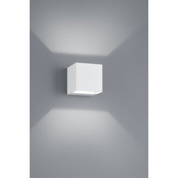 Trio ADAJA Buiten muurverlichting LED Wit, 2-lichts