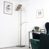 Cazis Staande lamp LED Nikkel mat, 3-lichts