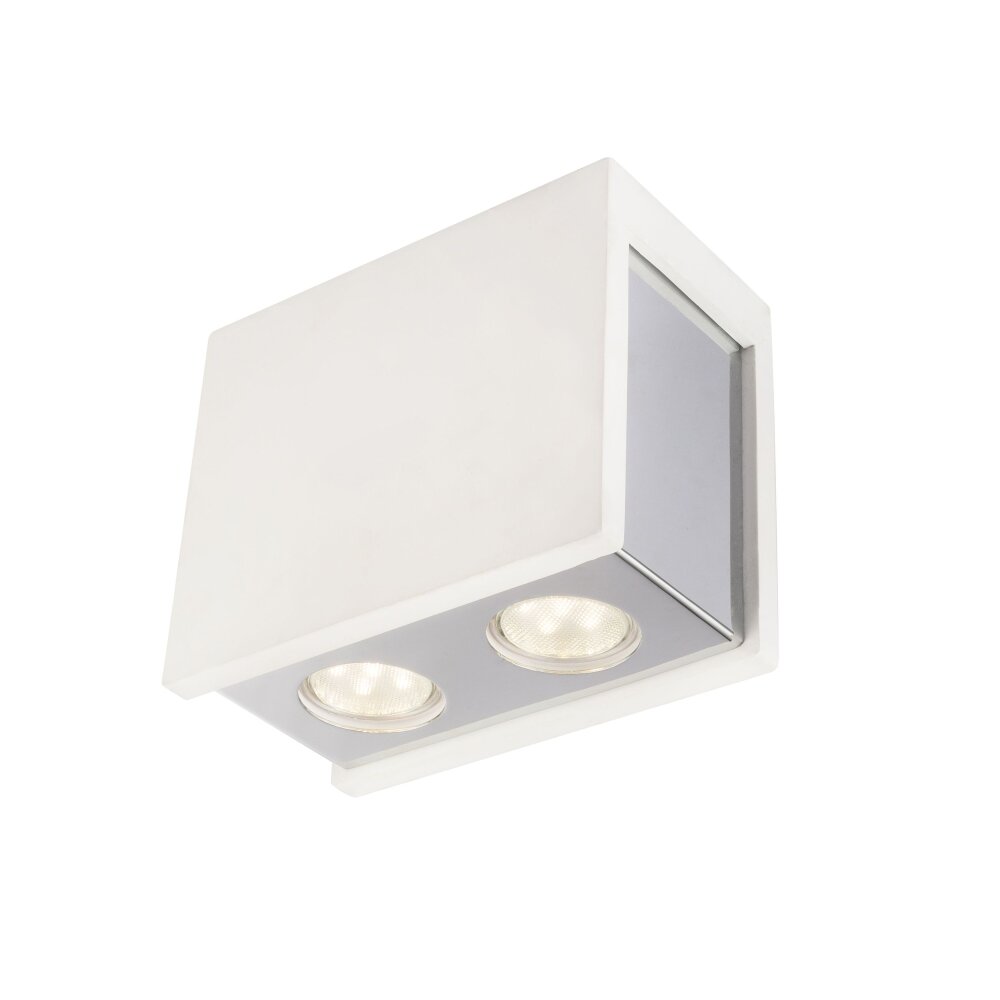Globo CHRISTINE Plafondlamp Wit, 2-lichts main product photo
