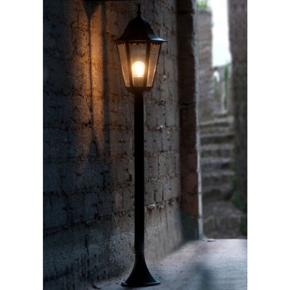 LUTEC BRISTOL Padverlichting Zwart, 1-licht main product photo