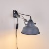 Luven Muurlamp Grijs, 1-licht Luven Muurlamp Grijs, 1-licht