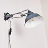 Luven Muurlamp Grijs, 1-licht Luven Muurlamp Grijs, 1-licht