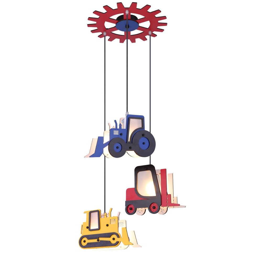 Globo HUNKEL Hanger Red, 3-lichts main product photo