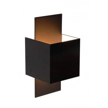 Lucide CUBO Muurlamp Zwart, 1-licht Lucide CUBO Muurlamp Zwart, 1-licht