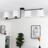 Cayuta Plafondlamp Zwart, 4-lichts
