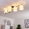 Cayuta Plafondlamp Zwart, 4-lichts