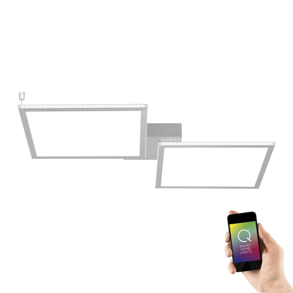 Paul Neuhaus Q-ROSA Plafondlamp LED Wit, 2-lichts, Afstandsbediening main product photo
