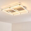 Beken Plafondlamp LED Nikkel mat, 1-licht