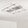 Beken Plafondlamp LED Nikkel mat, 1-licht