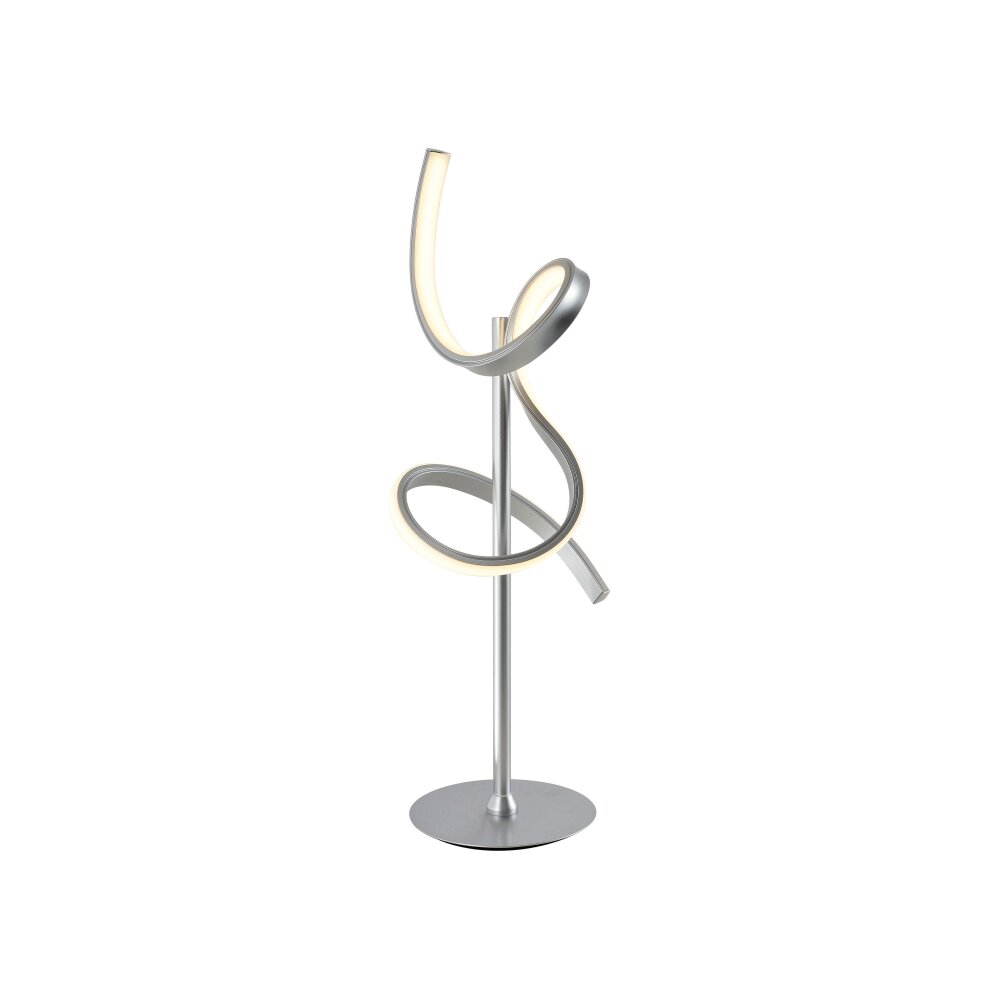 Leuchten Direkt CURLS Tafellamp LED Zilver, 1-licht main product photo