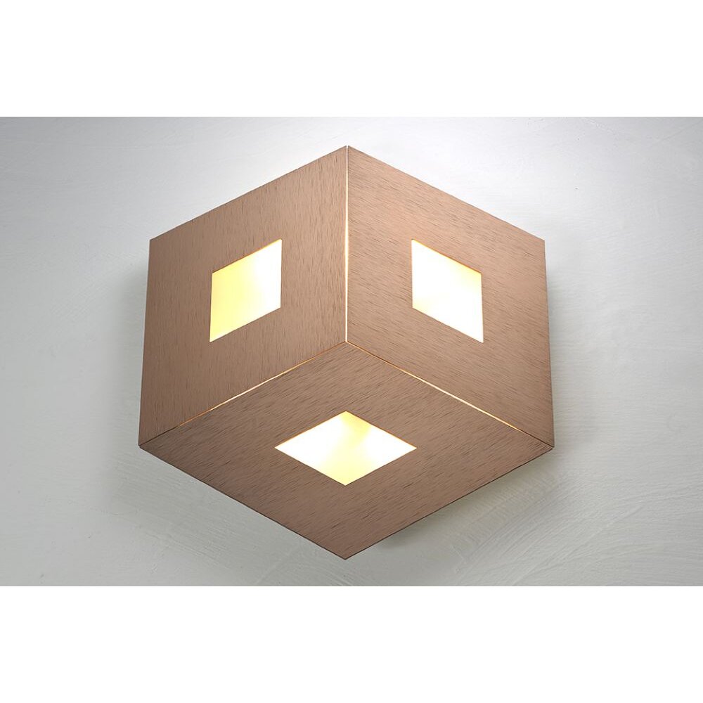 Bopp-Leuchten BOX COMFORT Muurlamp LED Goud, Roze, 3-lichts main product photo