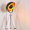 Jupiter Staande lamp Chroom, Wit, 1-licht