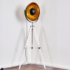 Jupiter Staande lamp Chroom, Wit, 1-licht