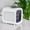 Chania Ventilator LED Zwart, Wit, 1-licht, Kleurwisselaar