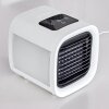Chania Ventilator LED Zwart, Wit, 1-licht, Kleurwisselaar
