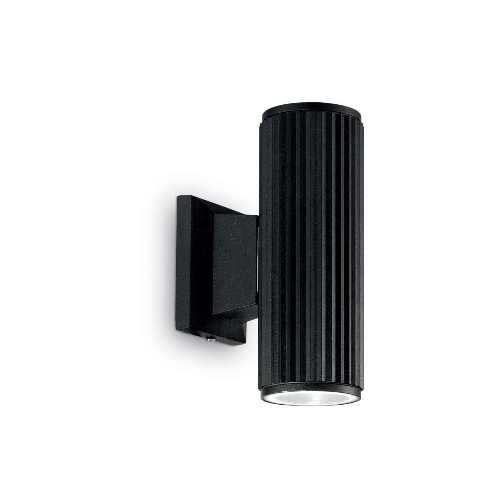 Ideallux BASE Muurlamp Zwart, 2-lichts main product photo