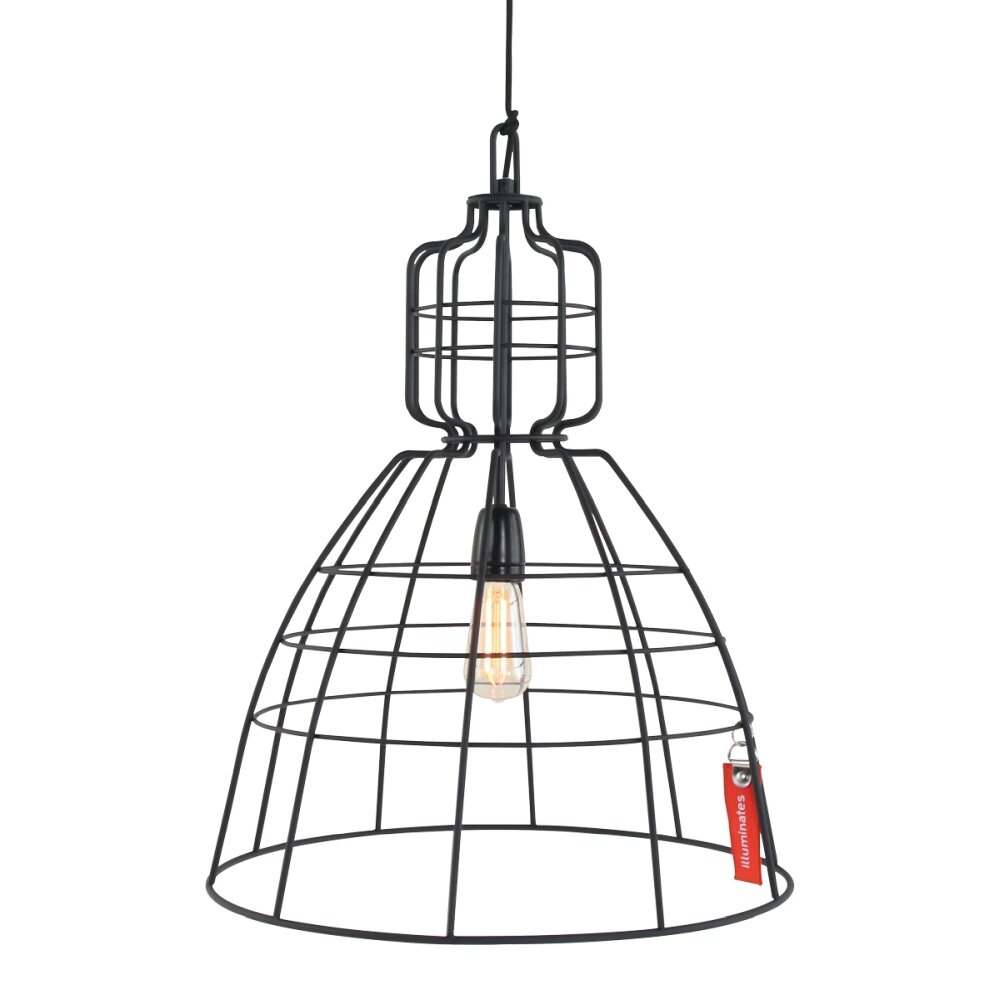 Steinhauer Mark III Hanglamp Zwart, 1-licht main product photo