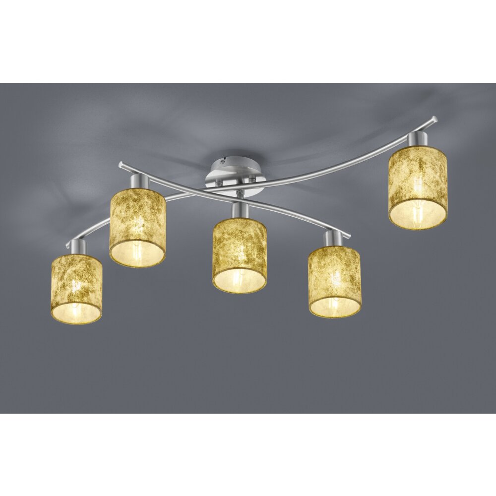Trio GARADA Plafondlamp Nikkel mat, 5-lichts main product photo