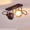 Rahway Plafondlamp Zwart, 2-lichts