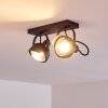 Rahway Plafondlamp Zwart, 2-lichts