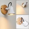 Skodsbol Muurlamp Bruin, Wit, 1-licht