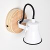 Skodsbol Muurlamp Bruin, Wit, 1-licht