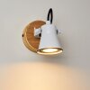 Skodsbol Muurlamp Bruin, Wit, 1-licht