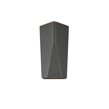 Trio TAY Buiten muurverlichting LED Antraciet, 2-lichts