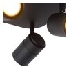 Lucide LENNERT Plafond spot LED Zwart, 4-lichts