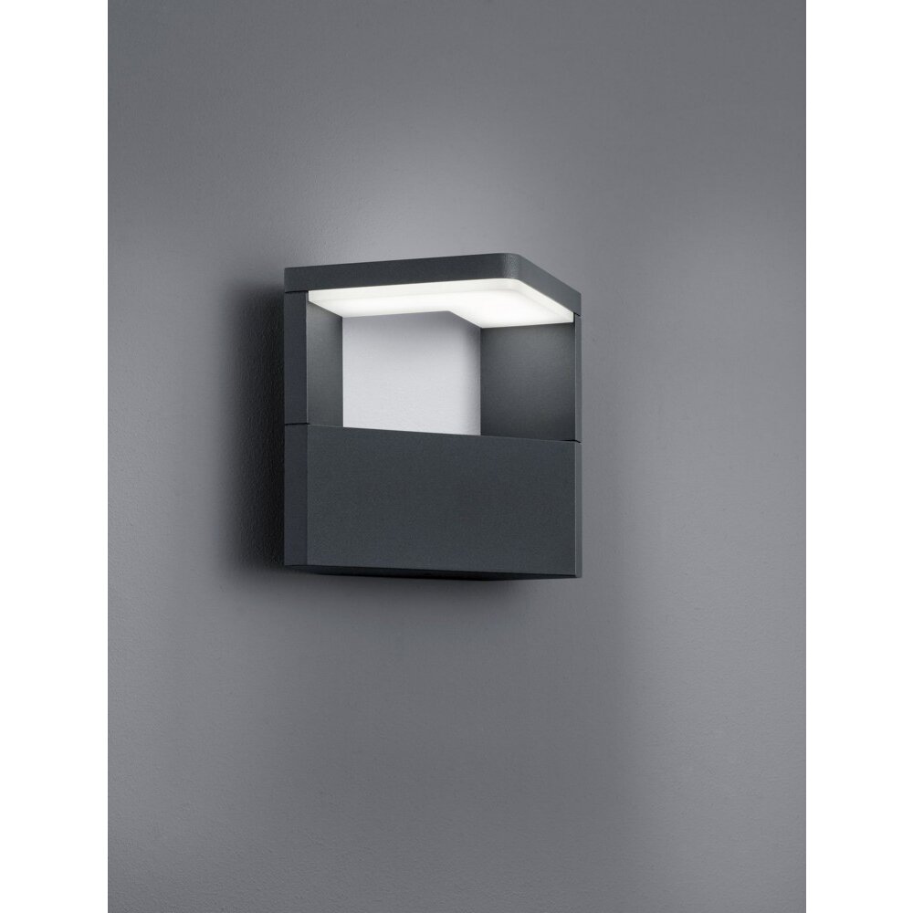 Trio GANGES Buiten muurverlichting LED Antraciet, 1-licht