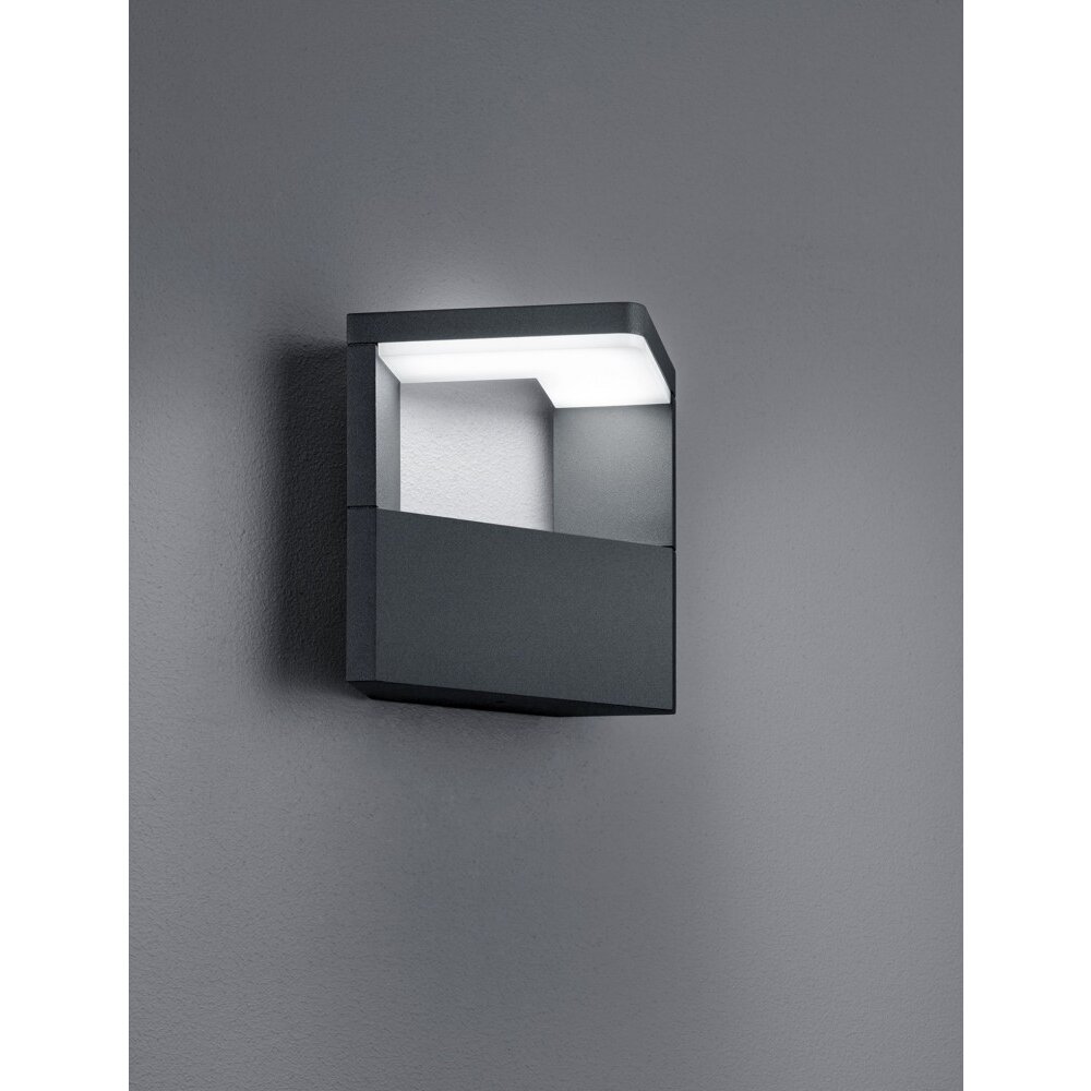Trio GANGES Buiten muurverlichting LED Antraciet, 1-licht
