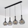 Walterswald Hanglamp Zwart, 4-lichts