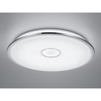 Trio OSAKA Plafondlamp LED Chroom, 1-licht, Afstandsbediening