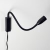 Alsea Bedlamp LED Zwart, 1-licht, Bewegingsmelder