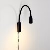 Alsea Bedlamp LED Zwart, 1-licht, Bewegingsmelder