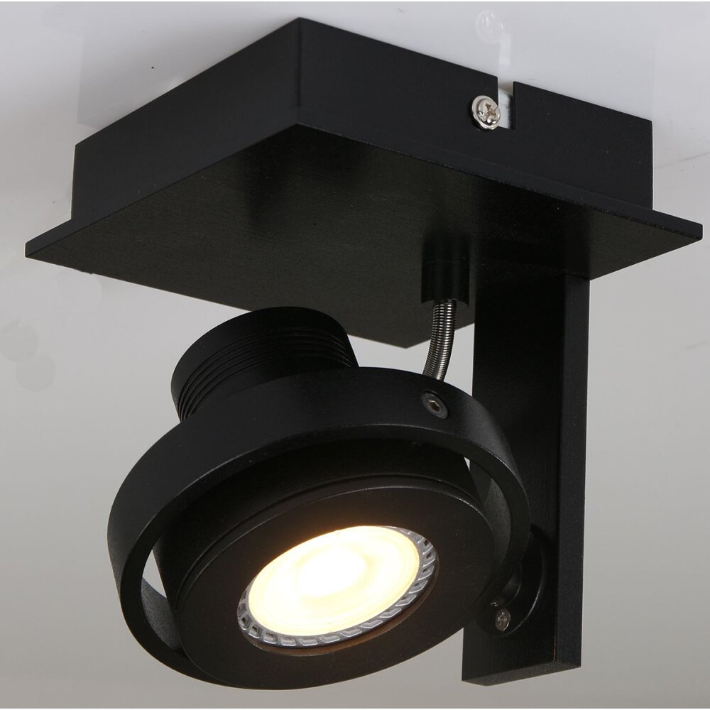 Steinhauer MEXLITE Plafondlamp Zwart, 1-licht main product photo